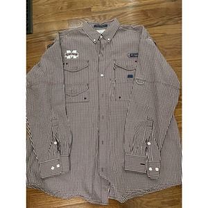 Mississippi State University Columbia PFG Button-Down Gameday Shirt